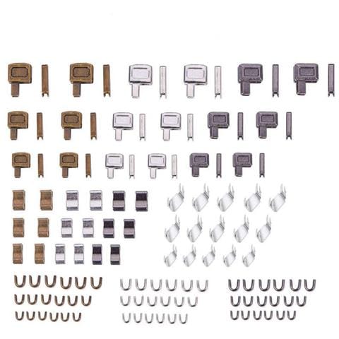 Kit Di Riparazione Per Cerniere Con 123 Tiranti Per Cerniera In Metallo (taglie 3, 5, 8) - Foto 1
