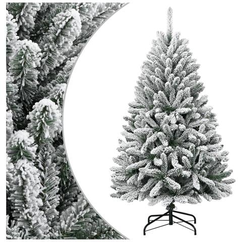 Lusso Casadino -  Albero Natale Artificiale Incernierato Con Neve Fioccata 150 Cm - Foto 2