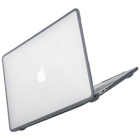 Custodia Protettiva Trasparente Nera Compatibile Con Macbook Pro 14"" A3112 A3401: Protezione E Stile - Foto 1