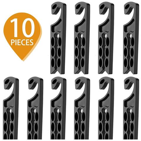 Set Di 10 Ganci Universali Per Bocchette Auto - Clip Per Accessori - Foto 1