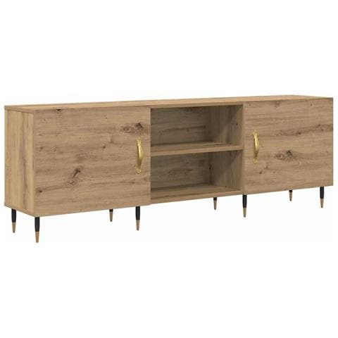 Mobile TV rovere artigianale 150 x 30 x 50 cm Legno multistrato - Foto 1