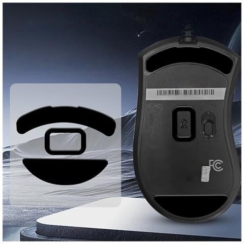 Pattini In Ptfe Black Ice Per Mouse Razer Viper V2 - 1 Foglio - Foto 2