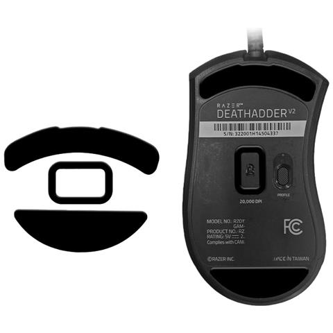 Pattini In Ptfe Black Ice Per Mouse Razer Viper V2 - 1 Foglio - Foto 3