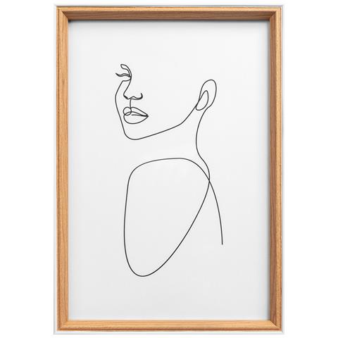 Silhouette Struttura In Legno, 20x30 Cm, Faggio - Foto 1