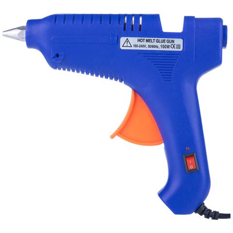 Pistola Per Colla A Caldo 100w Con Interruttore - Riscaldamento Rapido | Ø Colla 11mm, Ø Ugello 1mm | Uso Universale Su Materiali Diversi - Foto 2