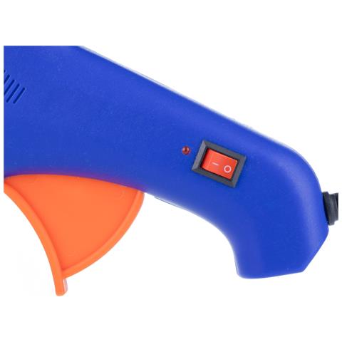 Pistola Per Colla A Caldo 100w Con Interruttore - Riscaldamento Rapido | Ø Colla 11mm, Ø Ugello 1mm | Uso Universale Su Materiali Diversi - Foto 8