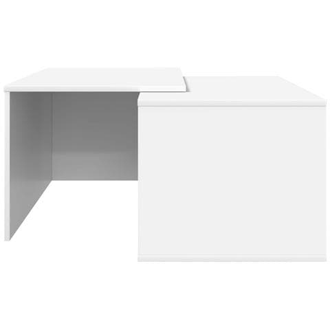 Set di Tavolini da Caffè 2 pcs Bianco Legno multistrato - Foto 9