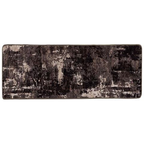 Runner Tappeto MARSA Nero 80 x 200 cm Poliestere e PVC - Foto 1