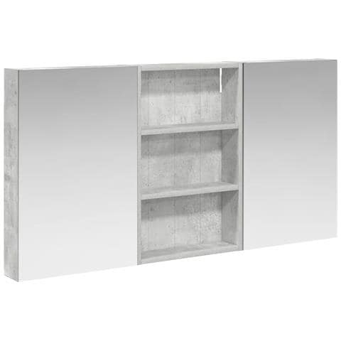 Set di Armadi da Bagno con porta 3 pcs 120 x 10,5 x 60,5 cm - Foto 1