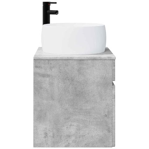 Mobile lavabo da parete Grigio Cemento 49 x 44,5 x 66 cm - Foto 2