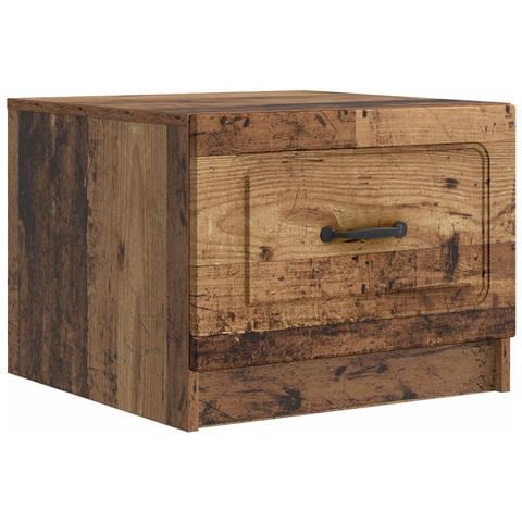 Tavolino da salotto con cassetto Legno antico 49 x 50 x 37 cm - Foto 1