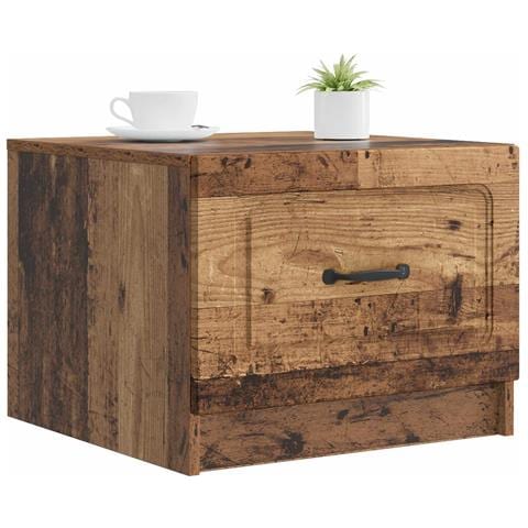 Tavolino da salotto con cassetto Legno antico 49 x 50 x 37 cm - Foto 2