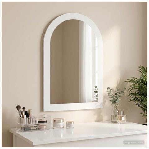 Specchio FAUSKE Bianco 43 x 3,5 x 77 cm Solo per uso interno - Foto 2