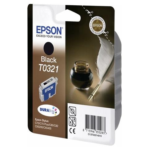 C13T03214020 Cartuccia Ink Originale Nera per Stylus Foto C70/80/82 / CX5200/5400 Capacità 1240 Pagine - Foto 6