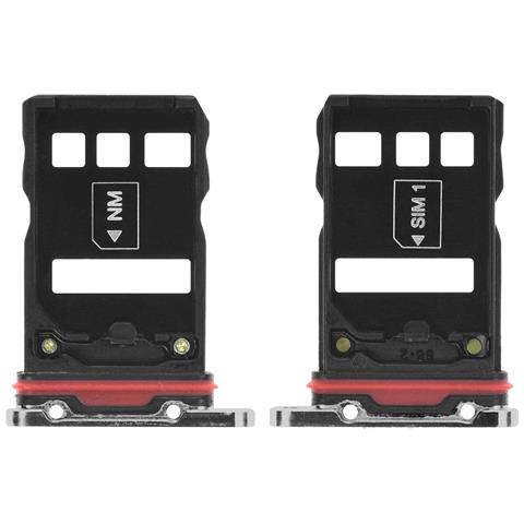 Slot Scheda Sim E Nano Memory Huawei P30 Pro Pezzo Di Ricambio Compatibile Nero - Foto 14
