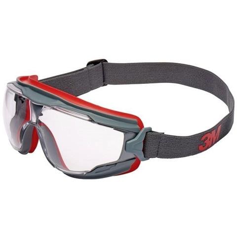 Occhiali A Mascherina Incl. Protezione Antiappannante Goggle Gear 500 Grigio, Rosso - Foto 1