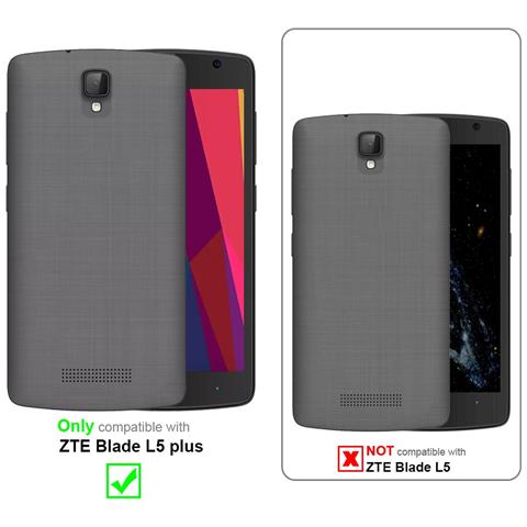 Custodia Compatibile Con Zte Blade L5 Plus In Bruno Caffè - Coperchio Protettiva Con Chiusura Magnetica, Funzione Stand E Tasca Per Le Carte - Foto 10