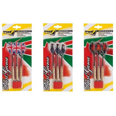 Freccette De Luxe Con Puntale In Ottone Dal Peso Di 18 Gr. - Foto 1