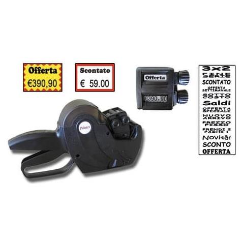 Prezzatrice Nero ""cinghiettino + 7 Numerica"" Nero Pz2619tone B01 - Foto 1