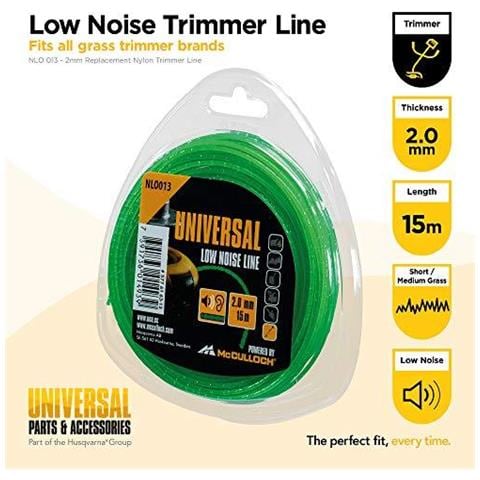 e Nlo013 Low Noise Trimmer Linea Per Tutte Le Linee Erba Trimmer 2.0 Mm X 15 M - Foto 4
