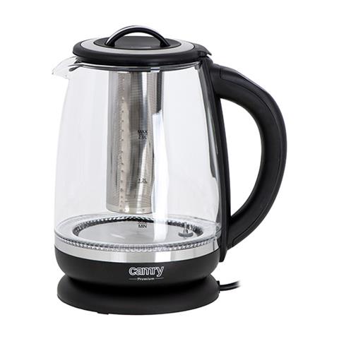 Bollitore Camry Cr 1290 Standard, 2200 W, 2 L, Plastica / vetro, Nero / trasparente, Base Girevole A 360° - Foto 21