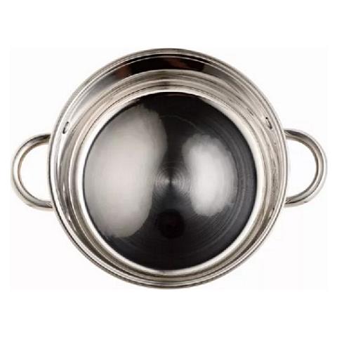 Batteria Da Cucina Acciaio Inox 5 Pentole 1 Tegame Coperchi In Vetro Temperato - Foto 2