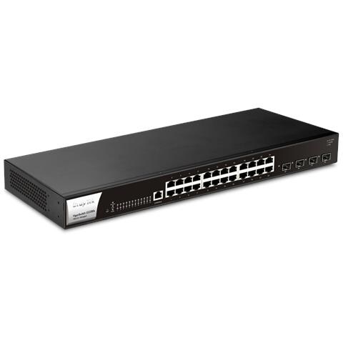 VigorSwitch G2280x Gestito Gigabit Ethernet (10/100/1000) 1U Nero, Acciaio - Foto 2