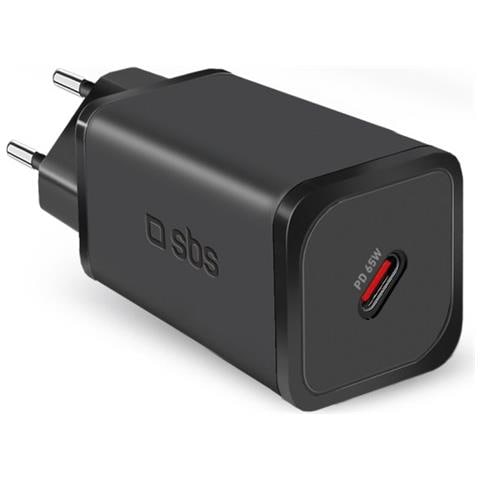 TETRGAN1C65W Caricabatterie per dispositivi mobili Cuffie, Auricolare, Computer portatile, Smartphone, Orologio intelligente, Tablet Nero AC Ricarica rapida Interno - Foto 1