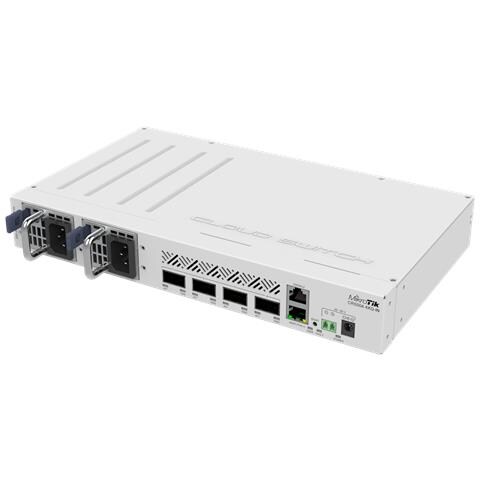 CRS504-4XQ-IN switch di rete Gestito Fast Ethernet (10/100) Supporto Power over Ethernet (PoE) Bianco - Foto 1