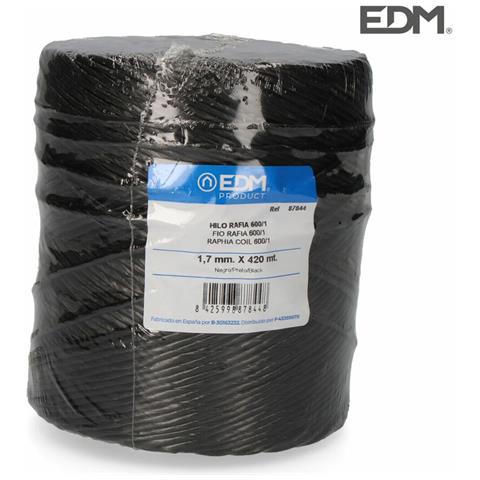 Bobina Di Filo 600/1 Nero Rafia - Foto 1