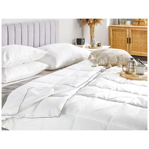 Piumino Matrimoniale Doppio Strato 4 Stagioni 200 X 220 Cm Teleno - Foto 1