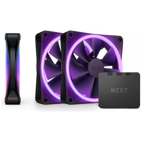 F120 Rgb Duo Triple Pack Case Per Computer Ventilatore 12 Cm Nero 3 Pezzi - Foto 1