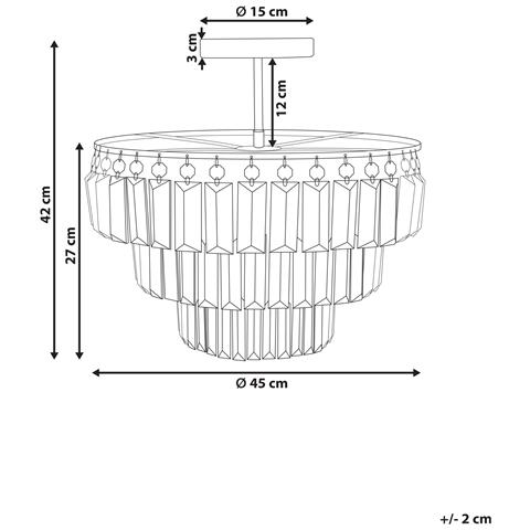 Lampadario Ameneiro Trasparente - Foto 12
