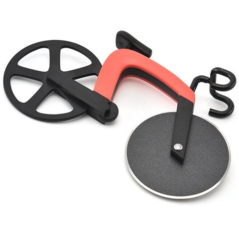 Rotella Tagliapizza Per Bicicletta, Coltello Per Pizza In Acciaio Inox Modelb - Foto 2
