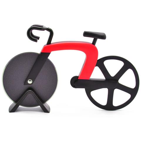 Rotella Tagliapizza Per Bicicletta, Coltello Per Pizza In Acciaio Inox Modelb - Foto 3
