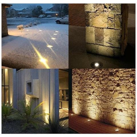 Faretto Segna Passo Calpestabile Led Luce Calda Segnapassi X Terra Giardino Ip65 - Foto 5