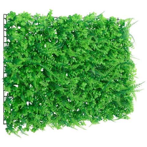 Recinzione Foglie Felce Artificiali6 Pz Verde 40x60 Cm - Foto 3