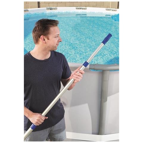 Asta Telescopica In Alluminio Per Accessori Pulizia Piscina 58279 - Foto 2