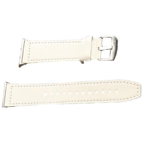 Cinturino Per Orologio Honor Watch 5 In Vera Pelle White - Foto 2