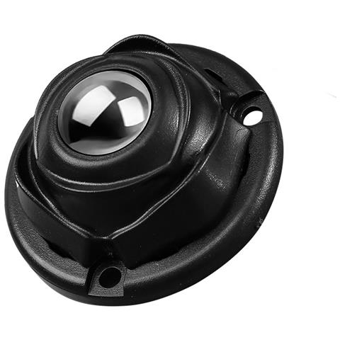 Confezione Da 20 Rotelle Piroettanti Autoadesive, Rotelle Piroettanti Per Impieghi Gravosi Per Mobili Black - Foto 1