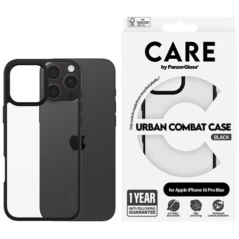 CARE by PG Urban Combat iPhone16 6.9 Pro custodia per cellulare Cover Trasparente - Foto 2