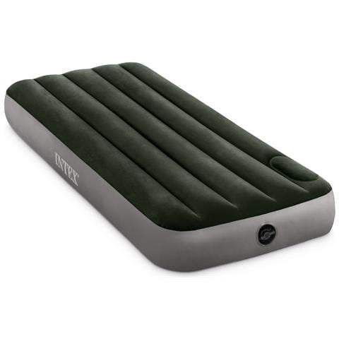 Set Materassino Gonfiabile - 191x76x25 Cm - Verde - Include Accessori Coordinati - Foto 2
