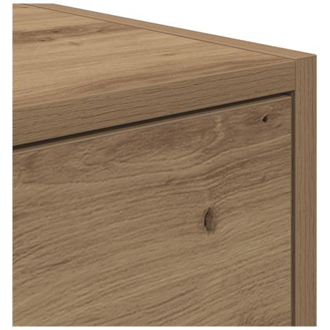 Mobile TV  in rovere artigianale 100x31x25,5 cm in legno ingegnerizzato - Foto 9