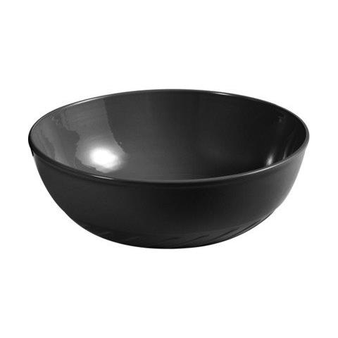 Lavabo D'appoggio D. 40 Slim In Ceramica Mod. 04 - Nero - Foto 1