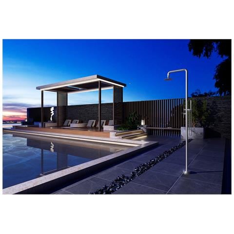 Imex Cascata Per Piscina In Acciaio 316 Con Diffusore Orientabile E Rubinetto Monocomando Florida - Foto 1