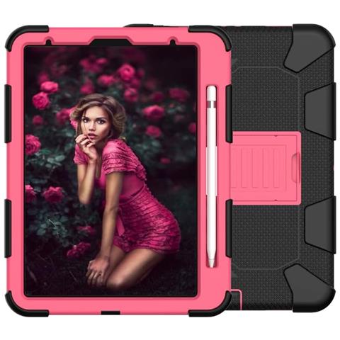 Custodia Per Ipad Air 4 10.9” Con Supporto E Alloggiamento Per Stilo Rosa - Foto 2