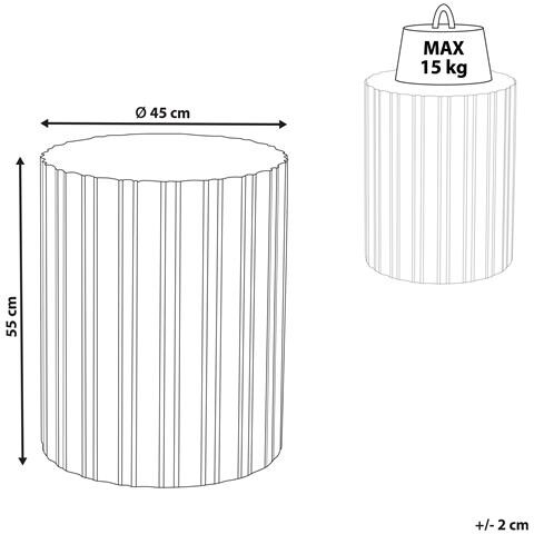 Tavolino Deuli Bianco - Foto 6