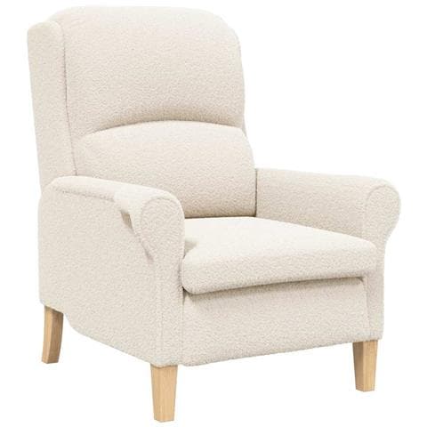 poltrona Crema 76 x 94 x 102 cm Tessuto - Foto 1