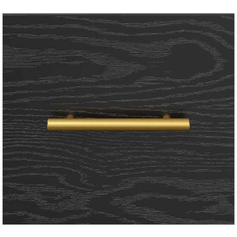 Mobile TV Rovere Nero 150 x 36 x 30 cm Legno multistrato - Foto 9