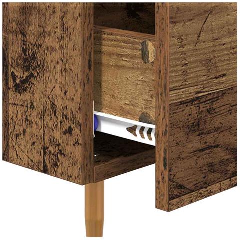 Comodino Marrone 40 x 35 x 47,5 cm Legno multistrato - Foto 9